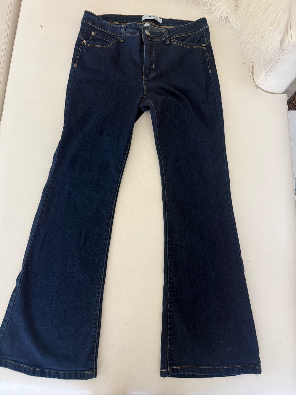 Dark Indigo Flare Jeans for Women